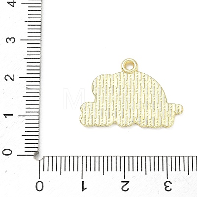 Tennis Alloy Enamel Pendants AL-CBA292F-02D-G-1