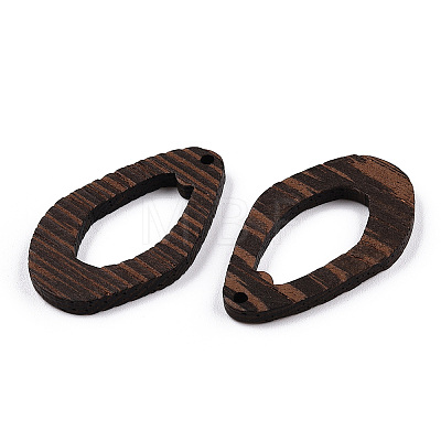 Natural Wenge Wood Pendants WOOD-T023-54-1