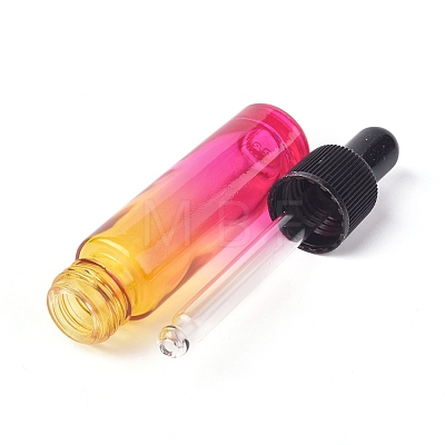 Two Tone Glass Dropper Bottles X-MRMJ-WH0056-89A-1