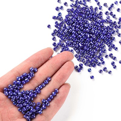 6/0 Glass Seed Beads SEED-US0003-4mm-128-1