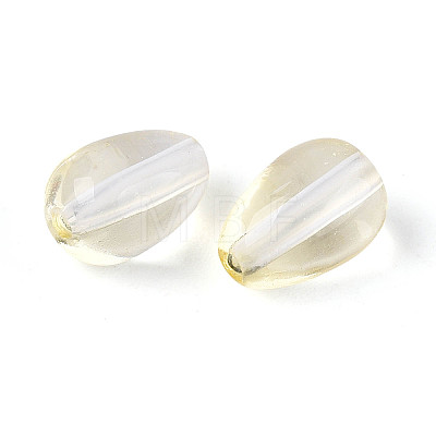 Baking Paint Transparent Glass Beads DGLA-N014-10L-1