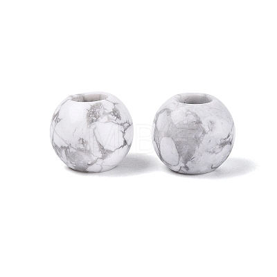 Natural Howlite European Beads G-Q602-09A-06-1