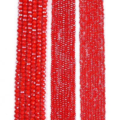 Electroplate Glass Beads Strands EGLA-A044-P2mm-A22-1