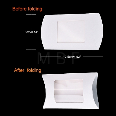Kraft Paper Pillow Boxes LS-CON-L018-B01-1
