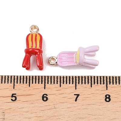 Alloy Enamel Pendants ENAM-A012-13G-1