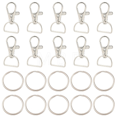 20Pcs Alloy Swivel Clasps FIND-YW0007-78-1