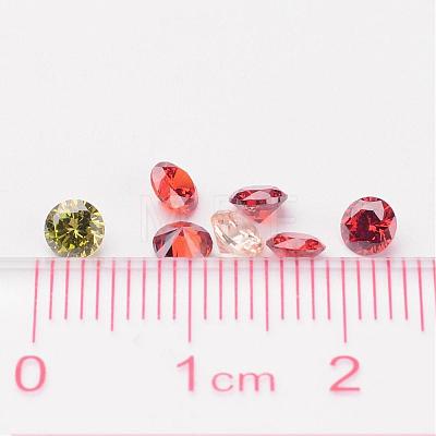 Mixed Grade A Diamond Shaped Cubic Zirconia Cabochons X-ZIRC-M002-4mm-1