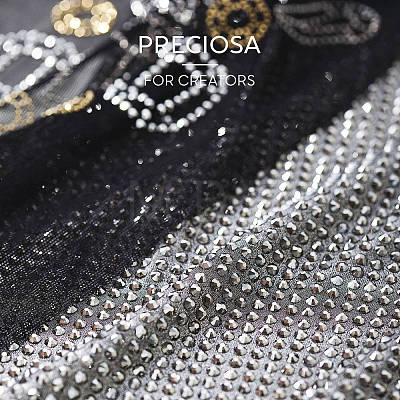 Preciosa® Crystal Hotfix Flatback Stones Y-PRC-HSS16-31110-200-1