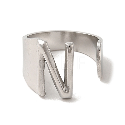 201 Stainless Steel Finger Rings RJEW-H223-04P-N-1