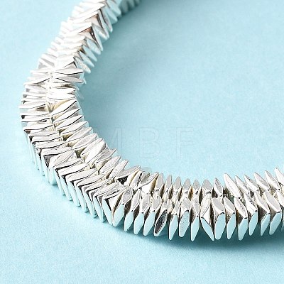 Electroplated Synthetic Non-Magnetic Hematite Beads Strands G-E606-A01-S-1