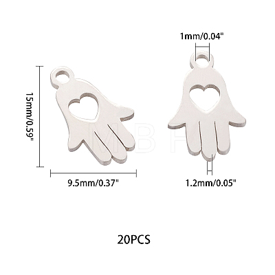 Unicraftale 304 Stainless Steel Charms STAS-UN0003-84-1