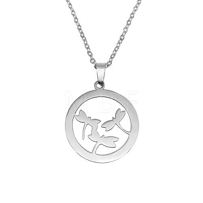 Stainless Steel Pendant Necklaces for Women DY6370-1-1