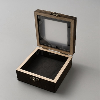 Wooden Display Cases with Visible Window CON-WH0100-25-1