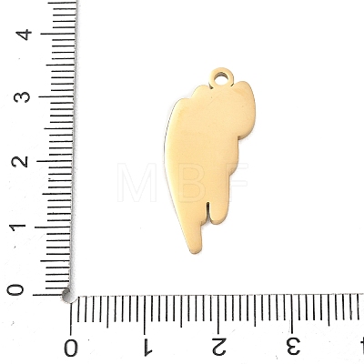 304 Stainless Steel Pendants SA-CBAE115-07G-1