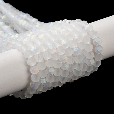 Transparent Glass Beads Strands X1-EGLA-A034-T4mm-MB19-1
