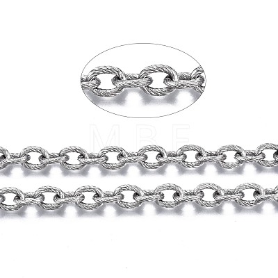 304 Stainless Steel Cable Chains CHS-T003-23B-P-1