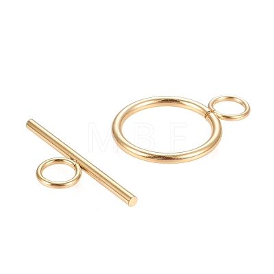 Ion Plating(IP) 304 Stainless Steel Toggle Clasps STAS-F251-01G-1