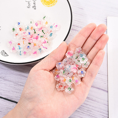 Transparent Clear Acrylic Beads MACR-YW0001-23A-1