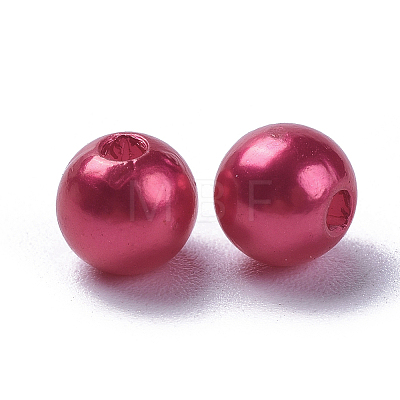 Imitation Pearl Acrylic Beads PL609-13-1