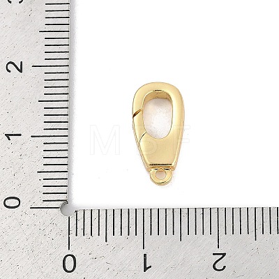 Brass Spring Gate Clasps KK-M311-24G-02-1