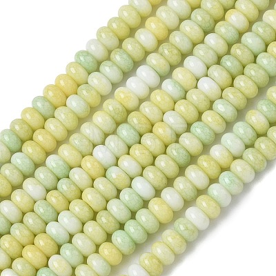 Ombre Effect Dyed Glass Beads Strands GLAA-C043-01H-1