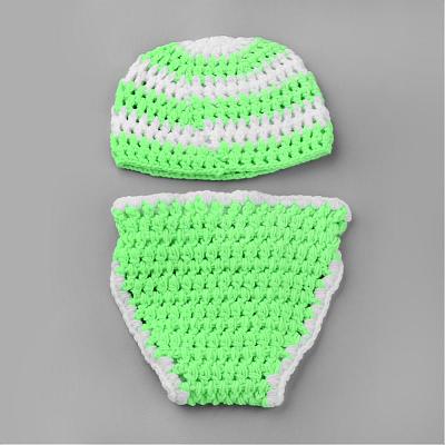 Crochet Baby Beanie Costume AJEW-R030-65-1