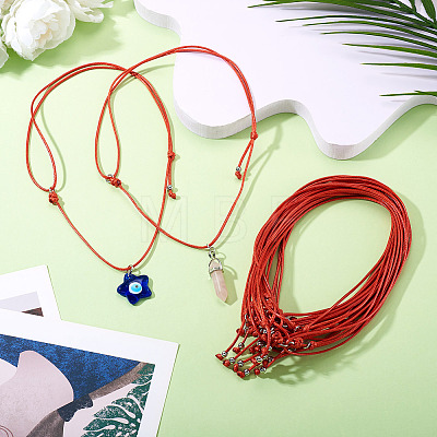 Waxed Polyester Cord Necklaces NJEW-TAC0022-01-1