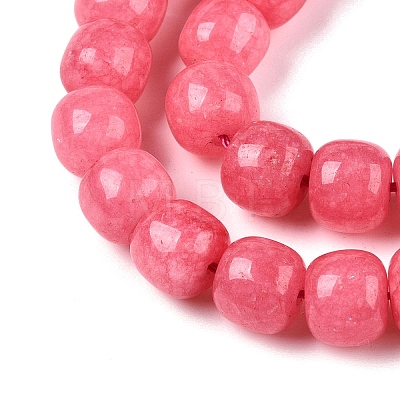 Dyed Natural White Jade Beads Strands G-T138-S16-1