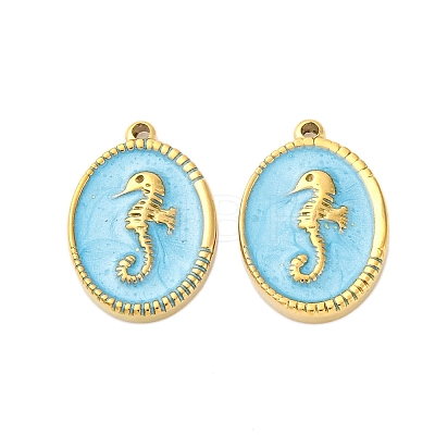 304 Stainless Steel Pendants STAS-V004-11G-02-1