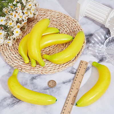 Foam Simulation Fruit Banana AJEW-CN0007-15-1