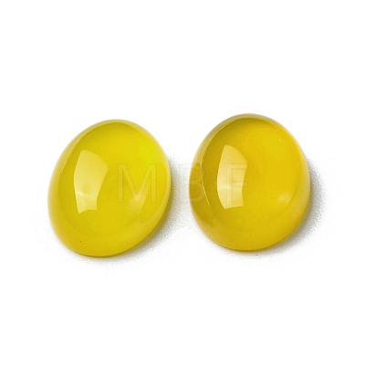 Natural Yellow Agate Cabochons X-G-A029-01-05-1