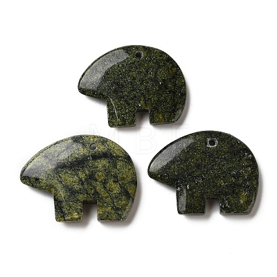 Natural Serpentine Pendants G-T144-08F-1