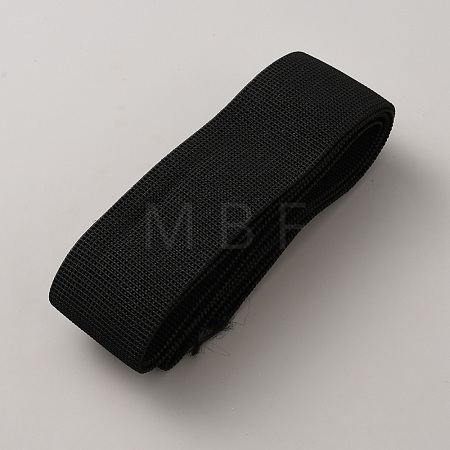 Flat Wide Polyester Elastic Cord OCOR-WH0120-56A-1