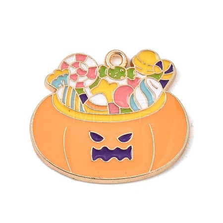 Halloween Alloy Enamel Pendants AL-CBA5CD4-03G-07-1
