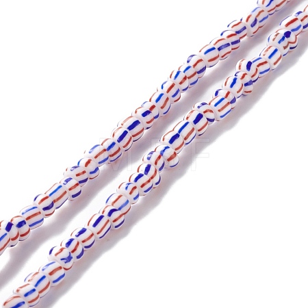 Handmade Lampwork Beads Strands BLOW-K001-01B-07-1