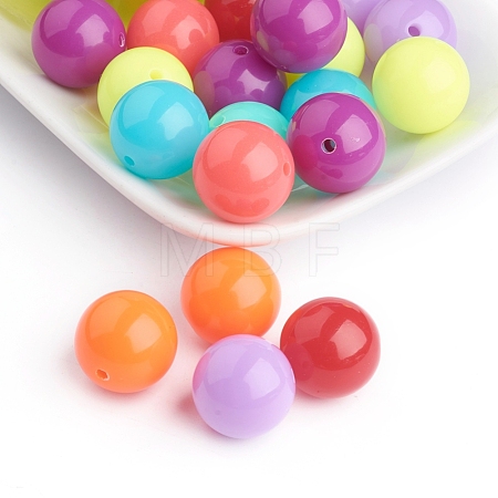 Fluorescence Acrylic Beads MACR-R517-16mm-M-1