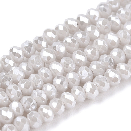 Electroplate Glass Beads Strands EGLA-A034-P1mm-A15-1-1