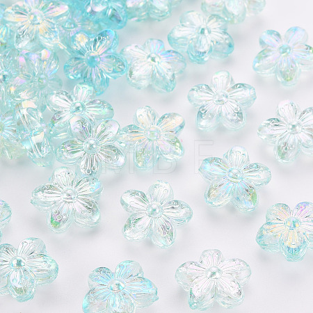 Transparent Acrylic Beads LS-TACR-S154-45C-754-1