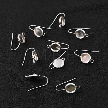 304 Stainless Steel Earring Hooks STAS-F271-01A-S-1