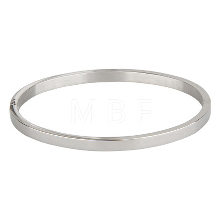 Tarnish Resistant 304 Stainless Steel Bangles BJEW-E277-42A-P-1