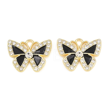 Alloy with Crystal Rhinestone Pendants FIND-C095-11G-1