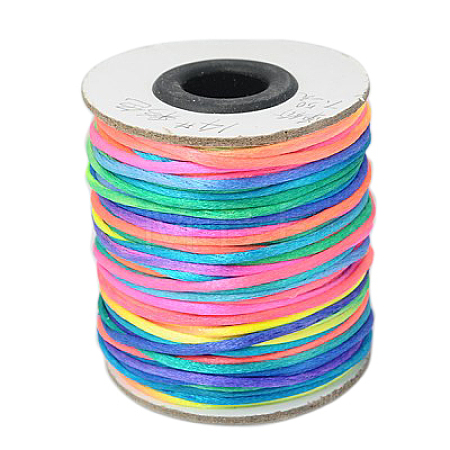 Nylon Satin Rattail Cords X-NWIR-A003-14-1