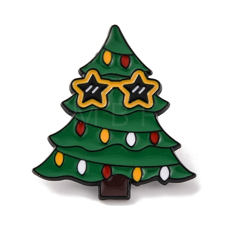Christmas Tree Enamel Pins JEWB-M043-03B-1