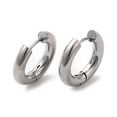 Rack Plating Brass Huggie Hoop Earrings for Women EJEW-D059-13A-P-1