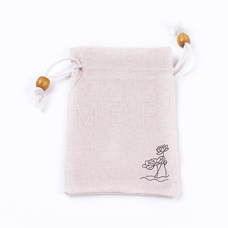 Burlap Packing Pouches ABAG-L006-B-03-1