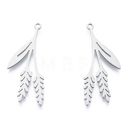 Non-Tarnish 201 Stainless Steel Pendants STAS-N090-LA971-1-1