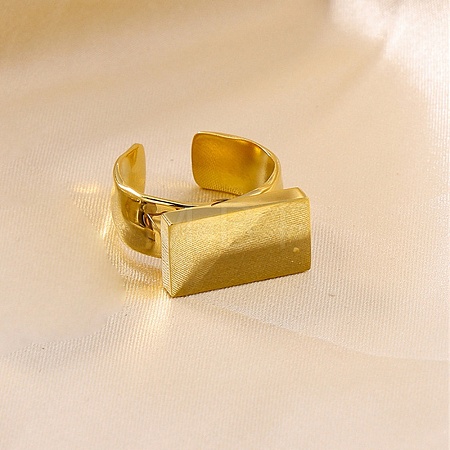 304 Stainless Steel Cuff Open Rings SA-CBA065A-08G-1