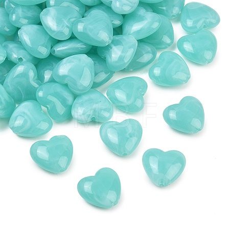 Two-tone Opaque Acrylic Beads AC-CBA8E7E-01E-1