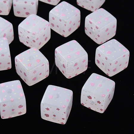 Printed Acrylic Beads MACR-S374-11C-03-1