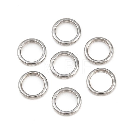 304 Stainless Steel Closed Jump Rings STAS-G393-06P-08-1
